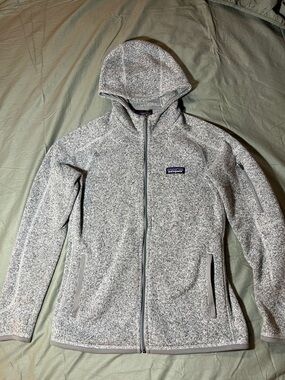 Patagonia Better Sweater Heather Gray Full-Zip Hooded Fleece Jacket